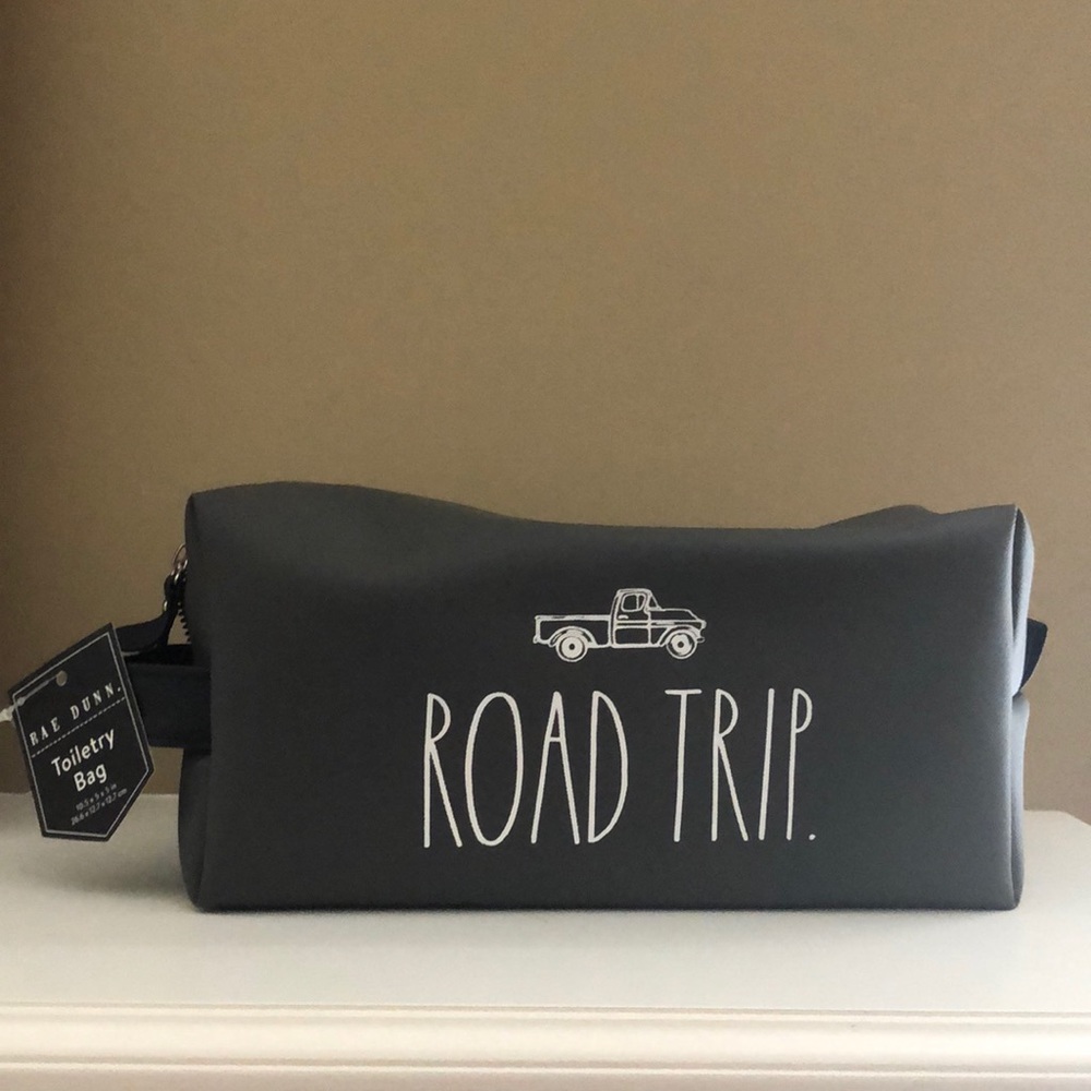 Rae Dunn ROAD TRIP toiletry bag